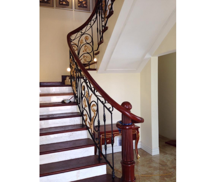 Cầu thang sắt nghệ thuật Châu Âu MDSCA03